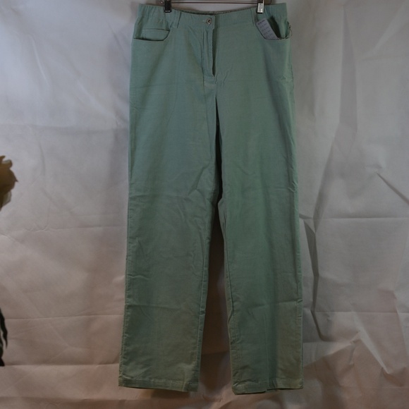 .Fine corduroy high waisted Pants NWT Mac & Jac SZ 12 NWT - Picture 2 of 9